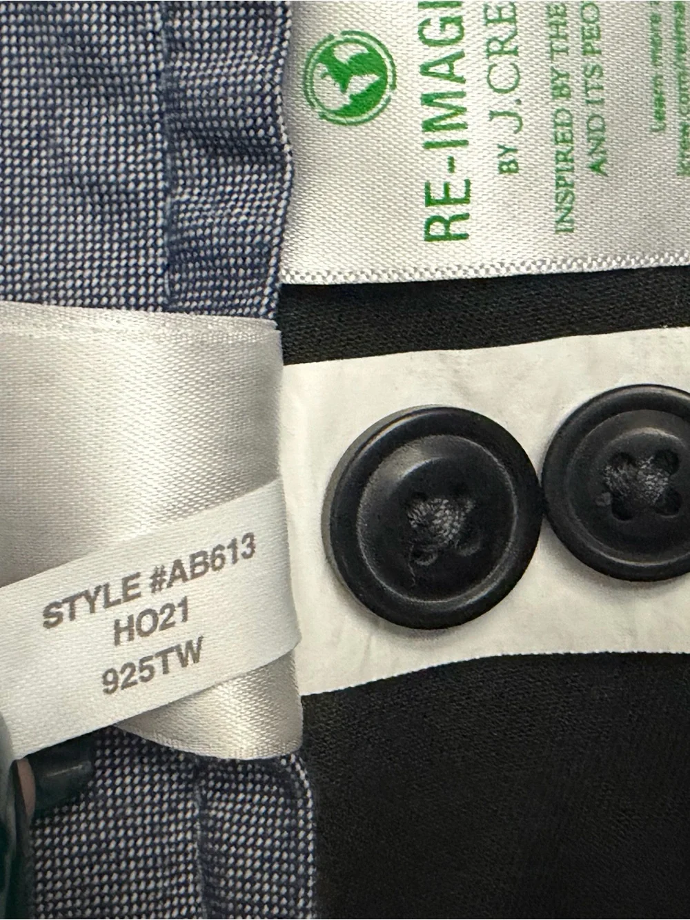 J. Crew Stretch 250 Skinny Black Chinos 32 x30 NWT